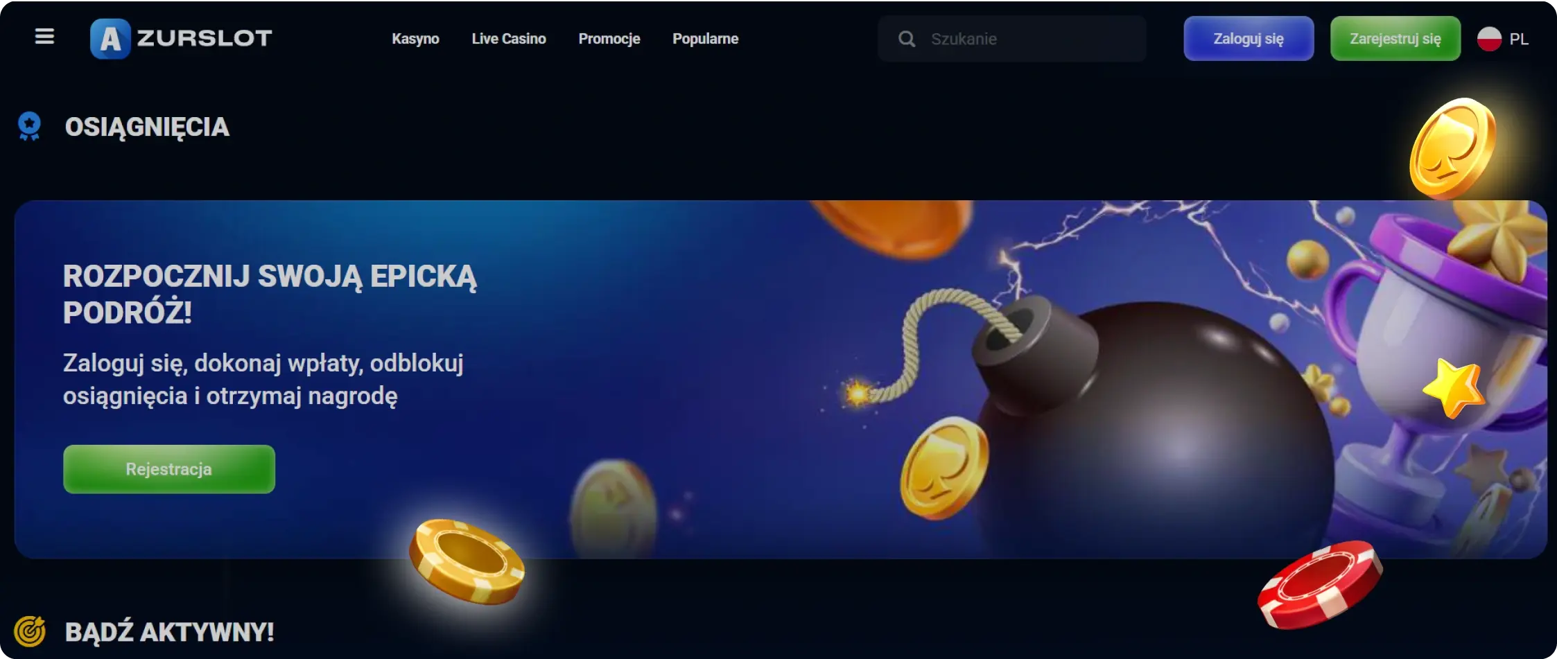 Azur Slot kasyno Azur Slot kasyno